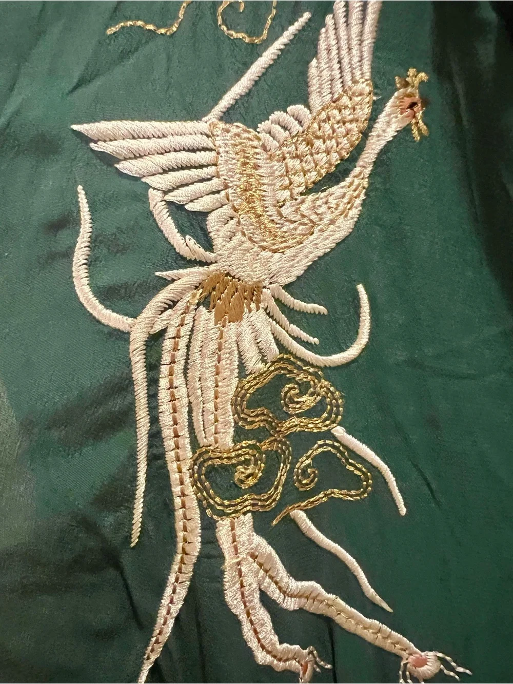 Trashy Diva Green Crane Maxi dress